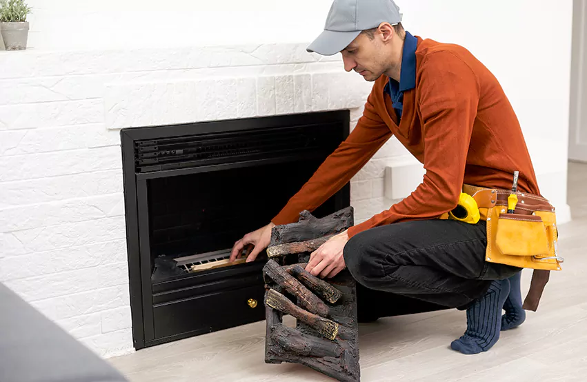 Wood Fireplace Repair in Lindenhurst, NY
